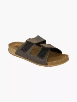 Easy Street Bruine Slipper Klittenband -Vanharen 02 13534300 1 P5