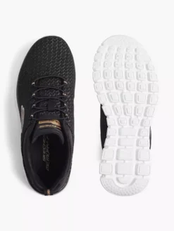 Skechers Zwarte Slip-on Sneaker Memory Foam -Vanharen 1735220 H3