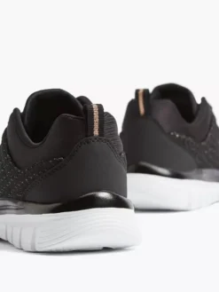 Skechers Zwarte Slip-on Sneaker Memory Foam -Vanharen 1735220 H4