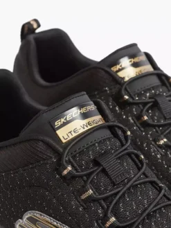 Skechers Zwarte Slip-on Sneaker Memory Foam -Vanharen 1735220 H5