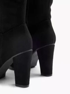 Zwarte Overknee Laars Hak -Vanharen 1741355 H4