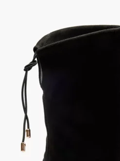 Zwarte Overknee Laars Hak -Vanharen 1741355 H5