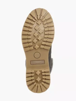 Grijze Nubuck Veterboot Gevoerd -Vanharen 1742280 P2