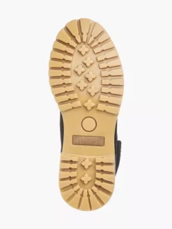 Zwarte Nubuck Veterboot Gevoerd -Vanharen 1742284 P2