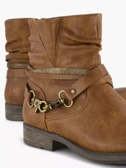 Bruine Enkellaars Sierband -Vanharen 1770483 H5