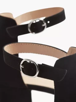 Zwarte Sandalette -Vanharen 1929124 H5