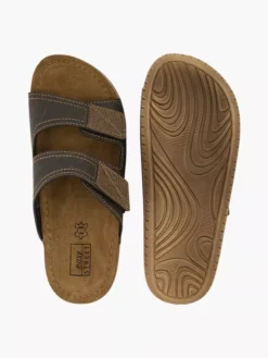 Easy Street Bruine Slipper Klittenband -Vanharen 1934387 P3