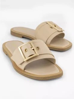 Taupe Slipper -Vanharen 1936720 H5