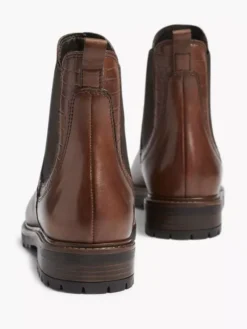 Bruine Leren Chelsea Boot -Vanharen 1969852 H4