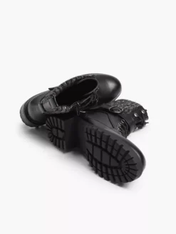 Zwarte Veterboot Gevoerd -Vanharen 1983876 H3