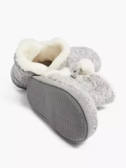 ESPRIT Grijze Pantoffel Gevoerd -Vanharen 1987448 H3