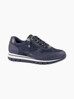 Donkerblauwe Sneaker Croco