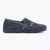 Donkerblauwe Pantoffel Wol -Vanharen 1998594 H1