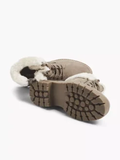 Taupe Veterboot Gevoerd -Vanharen 1999263 H3