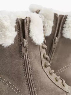 Taupe Veterboot Gevoerd -Vanharen 1999263 H5