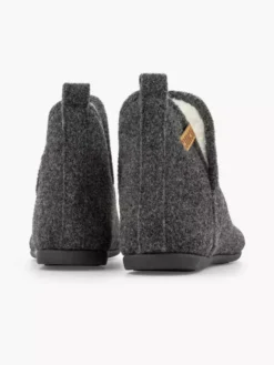 Donkergrijze Pantoffel Gevoerd -Vanharen 2013844 H4