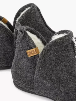 Donkergrijze Pantoffel Gevoerd -Vanharen 2013844 H5