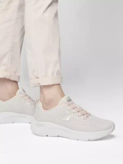 Skechers Beige Arch Comfort Natural Flutter -Vanharen 2022127 H10