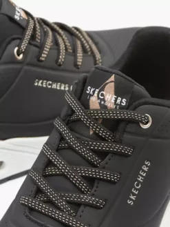 Skechers Zwarte Sneaker Memory Foam -Vanharen 2022139 H6