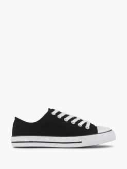 Zwarte Canvas Sneaker -Vanharen 2022777 HL1