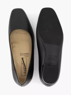 Zwarte Leren Pump -Vanharen 2032960 H3