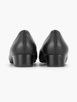 Zwarte Leren Pump -Vanharen 2032960 H4