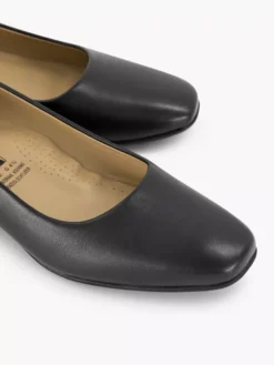 Zwarte Leren Pump -Vanharen 2032960 H5