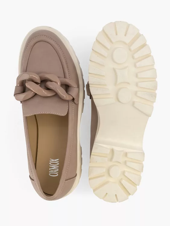 Taupe Chunky Loafer Ketting 5 Taupe Chunky Loafer Ketting - Afbeelding 3