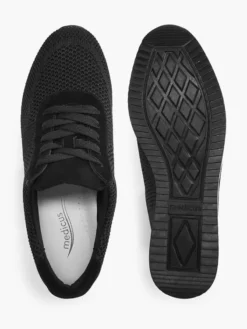 Zwarte Knitted Sneaker -Vanharen 2042729 H3