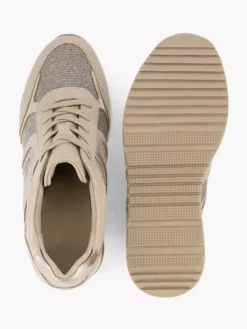 Beige Sneaker Sleehak -Vanharen 2047857 H3