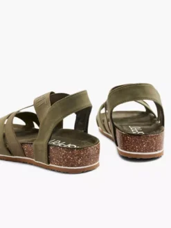 ESPRIT Khaki Sandaal Elastisch -Vanharen 2052597 H4