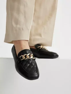 Zwarte Loafer Ketting -Vanharen 2061062 H10