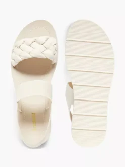 Crème Sandaal Gevlochten -Vanharen 2063003 H3