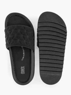 Zwarte Badslipper -Vanharen 2066706 H3