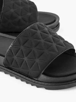 Zwarte Badslipper -Vanharen 2066706 H5