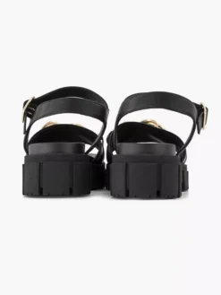 Zwarte Chunky Sandaal Sierketting -Vanharen 2071389 H4