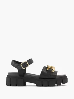 Zwarte Chunky Sandaal Sierketting -Vanharen 2071389 HL1