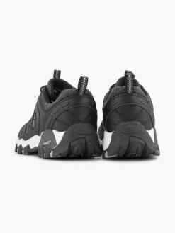 Zwarte Wandelschoen Elastische Veter -Vanharen 2083459 H4