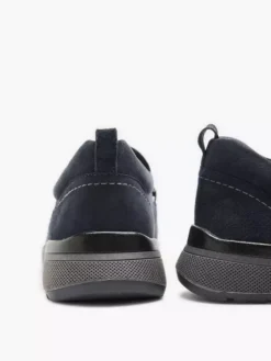 Blauwe Leren Instapper Sierketting -Vanharen 2089689 H4