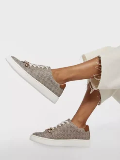 Taupe Sneaker Sierketting -Vanharen 2090111 H10