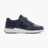 Donkerblauwe Suède Sneaker -Vanharen 2090502 H1