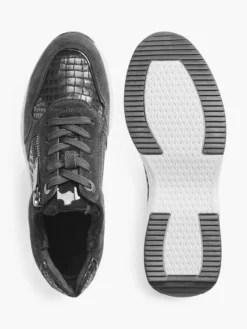 Donkerblauwe Suède Sneaker -Vanharen 2090502 H3