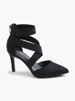 Zwarte Pump Elastiek -Vanharen 2090688 H6