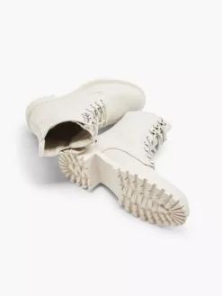 Off White Leren Veterboot -Vanharen 2093150 H3