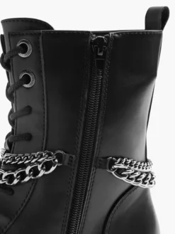 Zwarte Veterboot Sierketting -Vanharen 2096410 H5