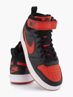Nike Zwarte Court Borough Mid 2 -Vanharen 2096881 H5