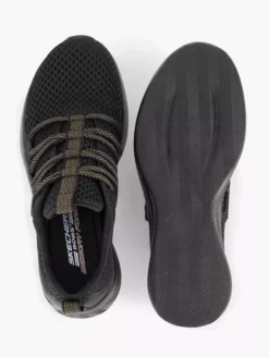 Skechers Zwarte Bobs Squad 2 Mega Glam -Vanharen 2097264 H3