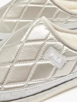 Fila Zilveren Instap Pantoffel -Vanharen 2097491 H5