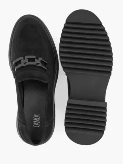 Zwarte Chuny Loafer Sierketting -Vanharen 2099793 H3