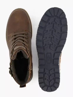 Bruine Veterboot Gesp -Vanharen 2110664 H3